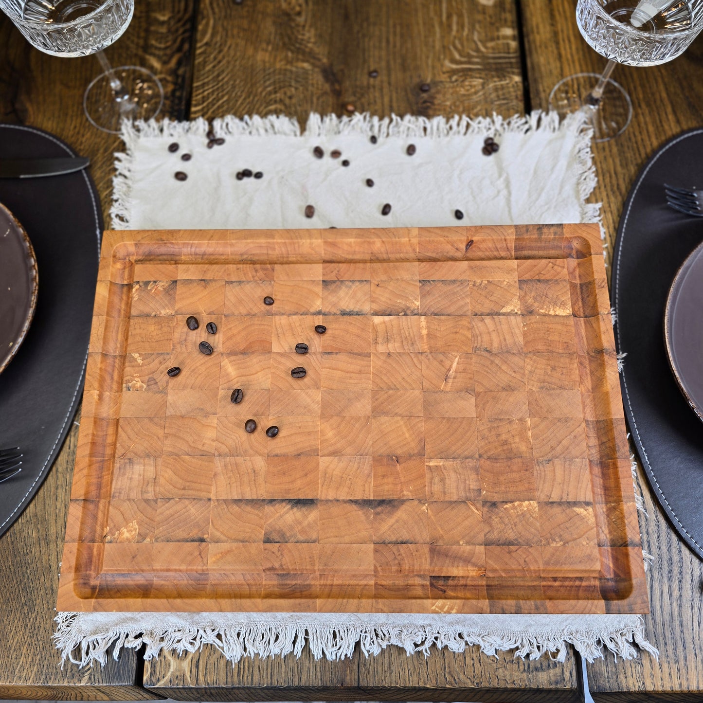 Endetræs skærebræt